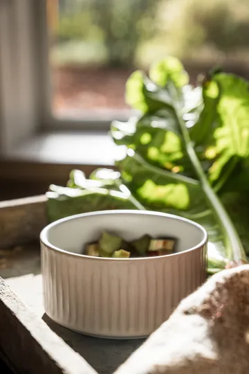 Ernst bowl ribbed Ø12 cm - Off-white - ERNST