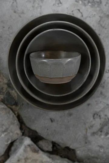 Ernst bowl stoneware - Grey-nature, Ø16 cm - ERNST