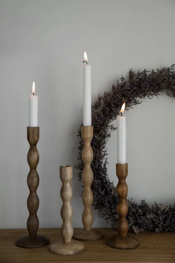 Ernst candle holder Ø9x31 cm - Dark brown - ERNST