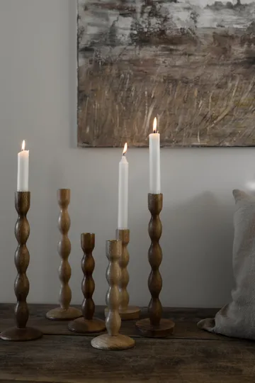 Ernst candle holder Ø9x31 cm - Dark brown - ERNST