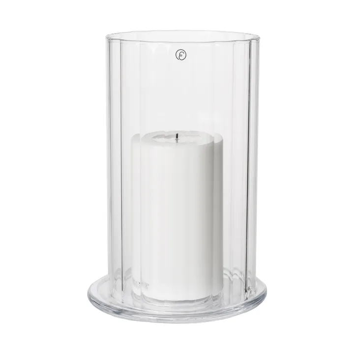 Ernst candle holder for pillar candle - Glass, Ø15x21 cm - ERNST
