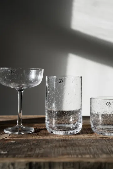 Ernst coupe glass bubbly glass 20 cl 2-pack - Clear - ERNST
