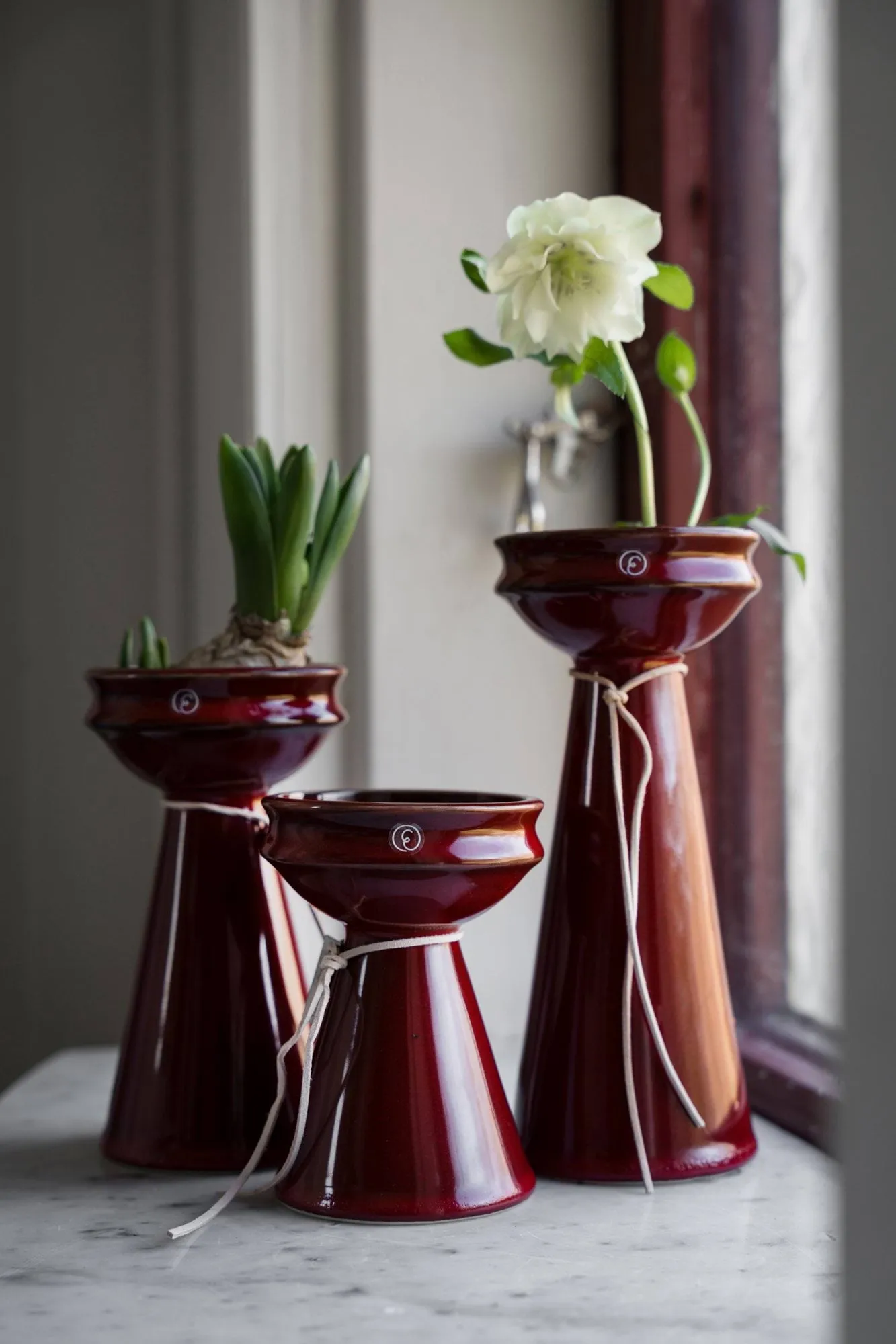 Ernst onion vase 12 cm, Red ERNST