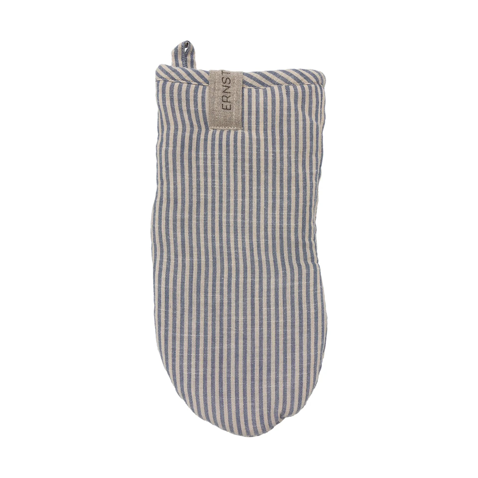 Ernst oven mitt striped, Blue-beige ERNST