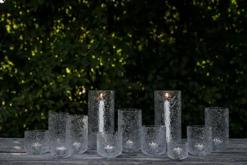 Ernst patterned candle holder - Ø8x6 cm - ERNST