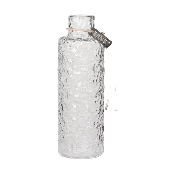 Ernst textured glass vase clear - Ø5x15 cm - ERNST