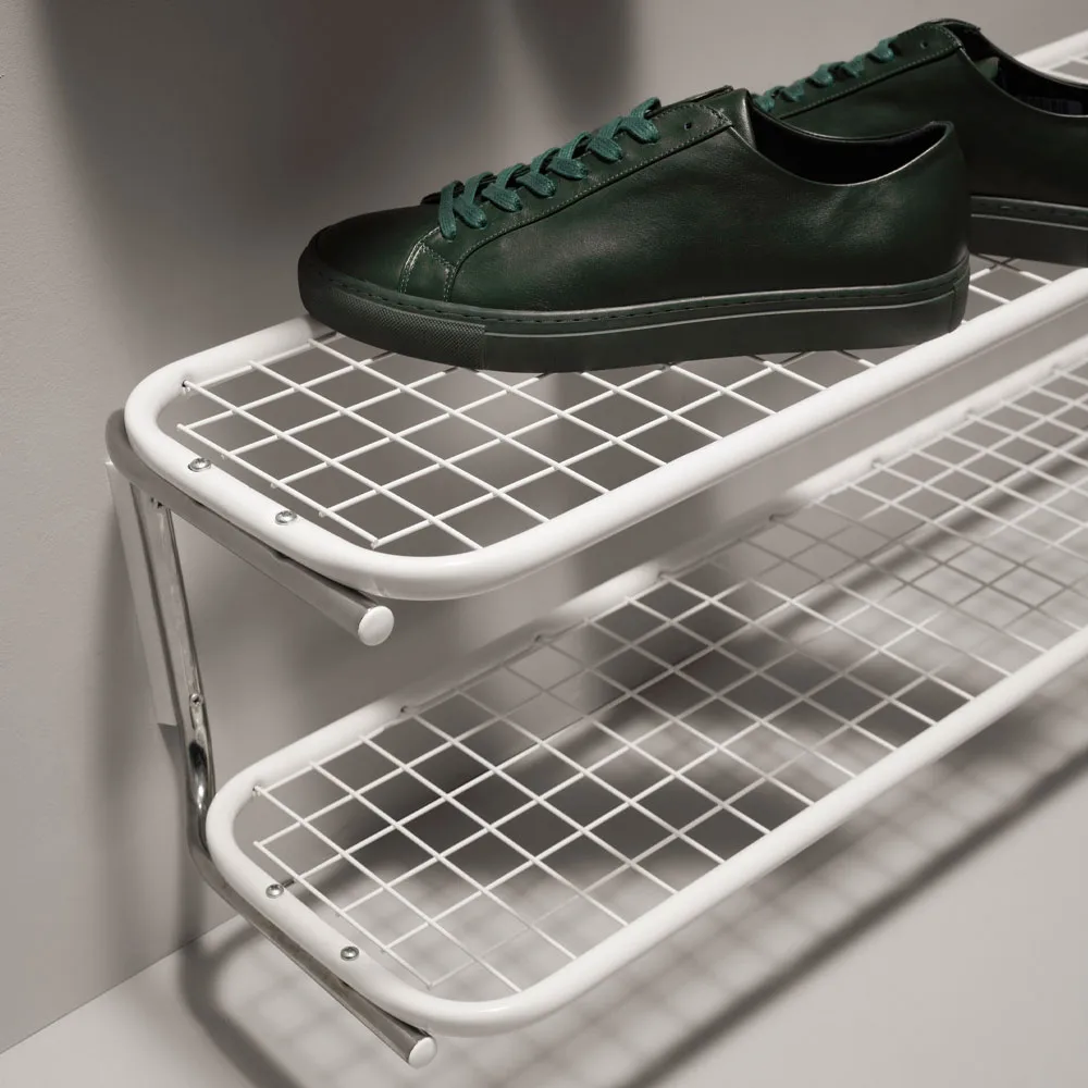 Classic 650 shoe shelf, Black/black, 2 levels, 60 cm Essem Design