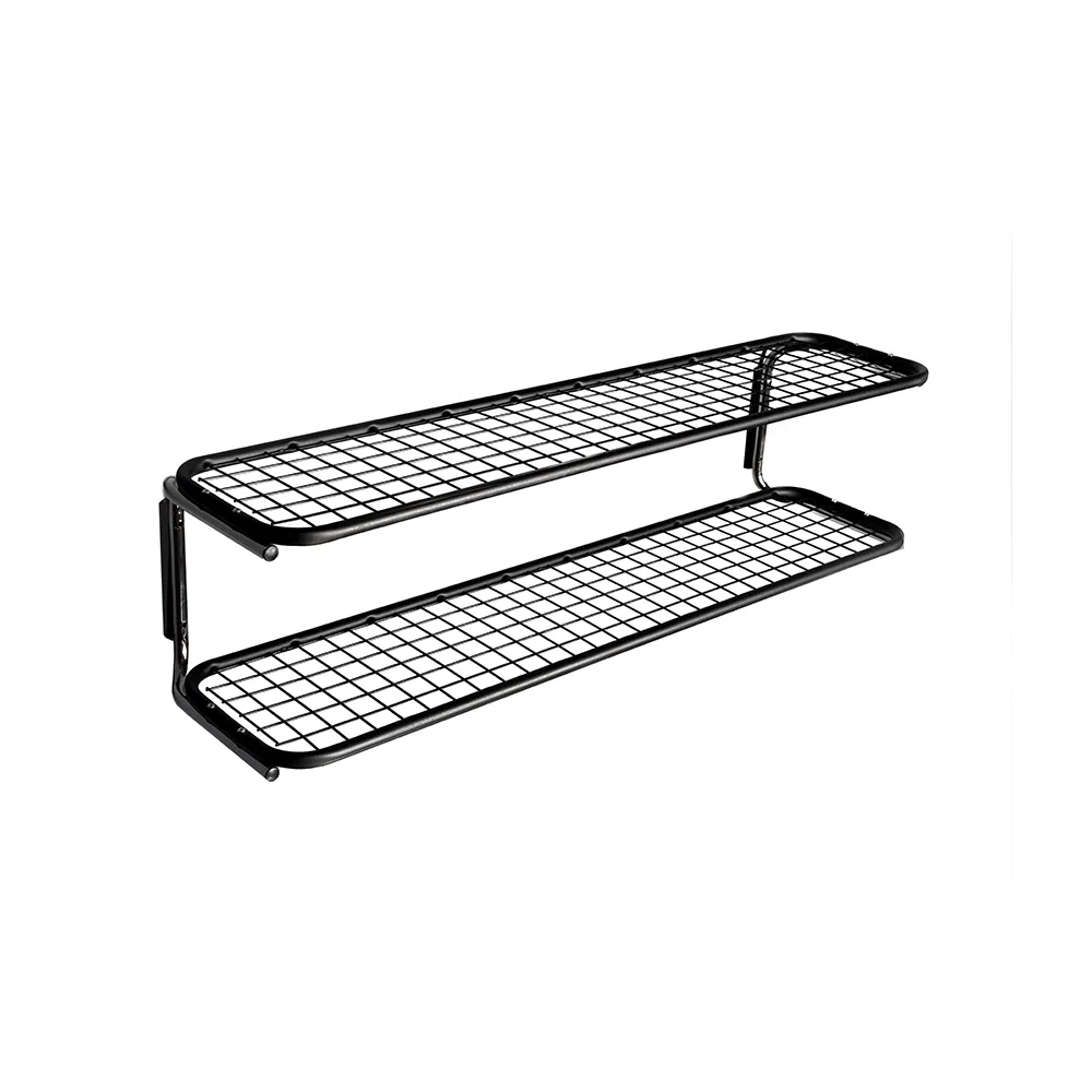 Classic 650 shoe shelf, Black/chrome, 2 levels, 40 cm Essem Design