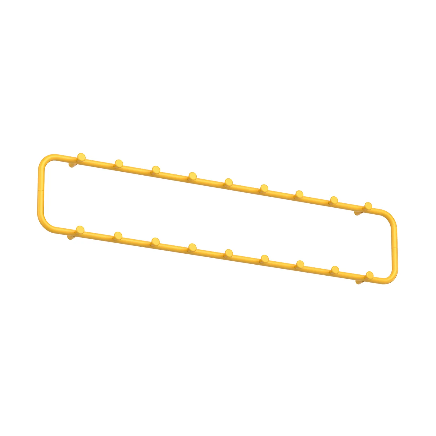 Classic coat rack 100 cm, Sun yellow Essem Design