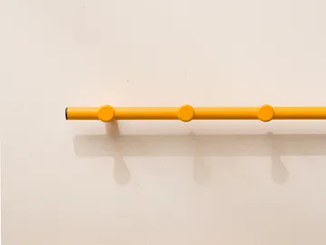 Classic coat rail 50 cm - Sun yellow - Essem Design