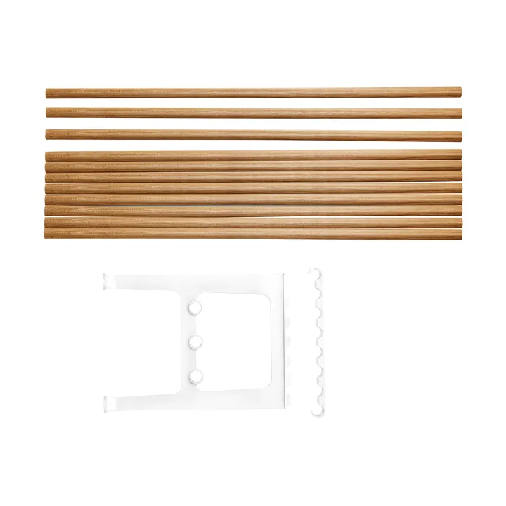 Nostalgi bench extension 100 cm - Oak-white - Essem Design