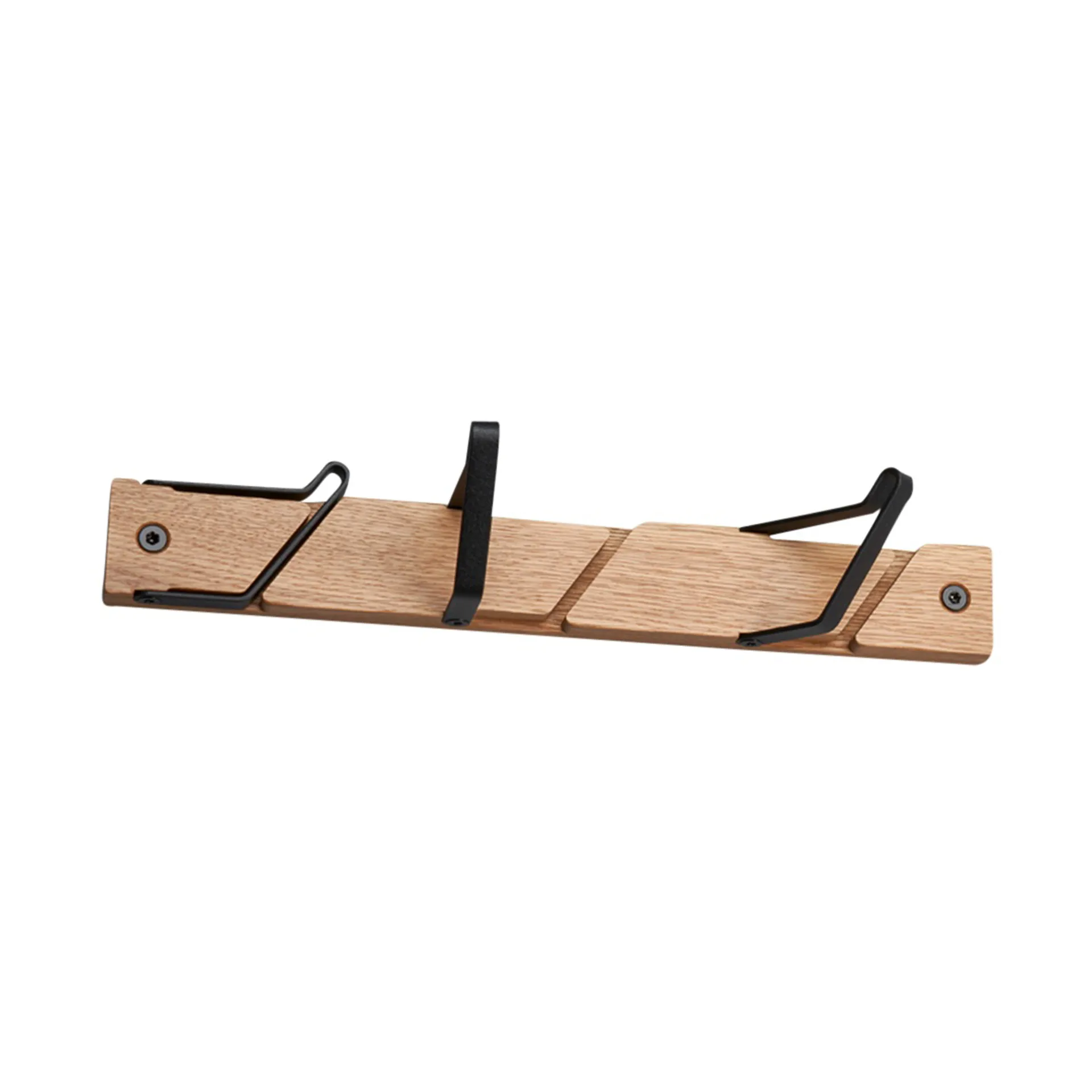 Tamburin coat hook 31.5 cm, Oak-black Essem Design