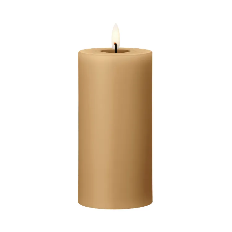 ester & erik pillar candle LED, 27 Almond butter, 15 cm ester & erik