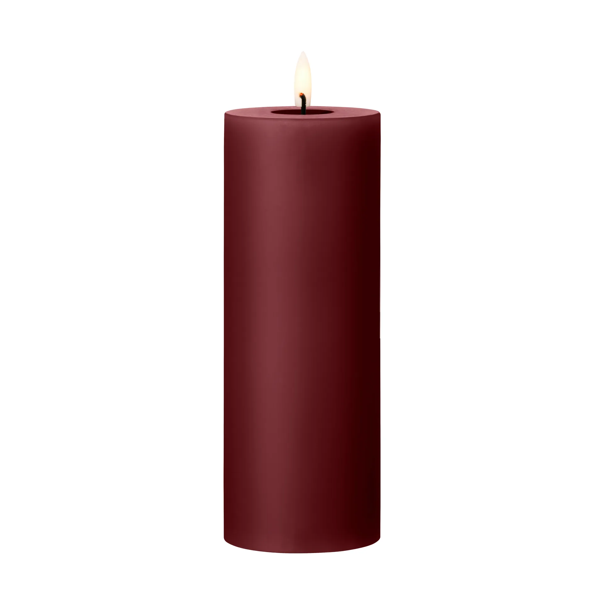 ester & erik pillar candle LED, 44/2 Deep Wine, 20 cm ester & erik