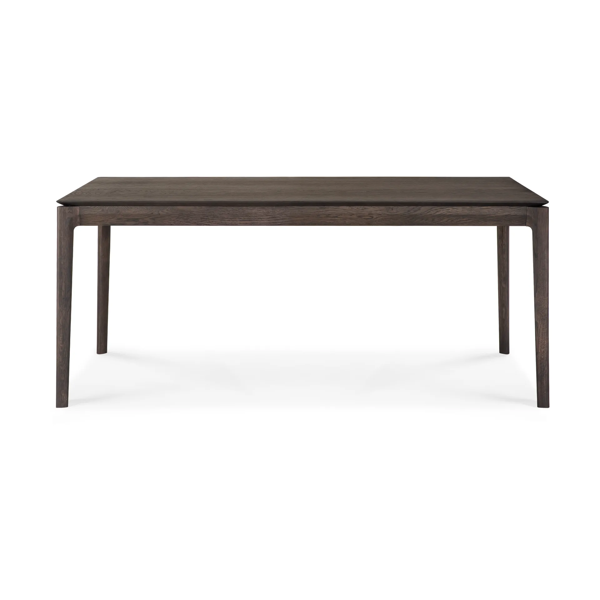 Beech extendable dining table, Brown-lacquered oak, 100x180/280 cm Ethnicraft