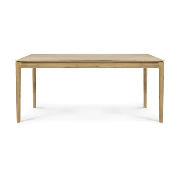 Beech extendable dining table - Lacquered oak, 100x180/280 cm - Ethnicraft