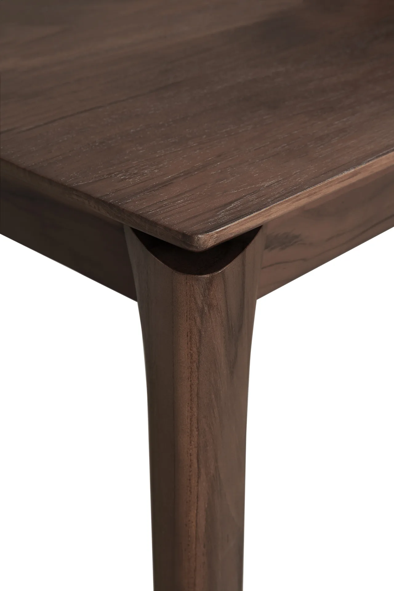 Bok dining table 180x90 cm, Lacquered teak brown Ethnicraft
