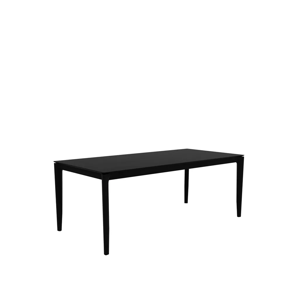 Bok dining table 200x95 cm, Black stained oak Ethnicraft