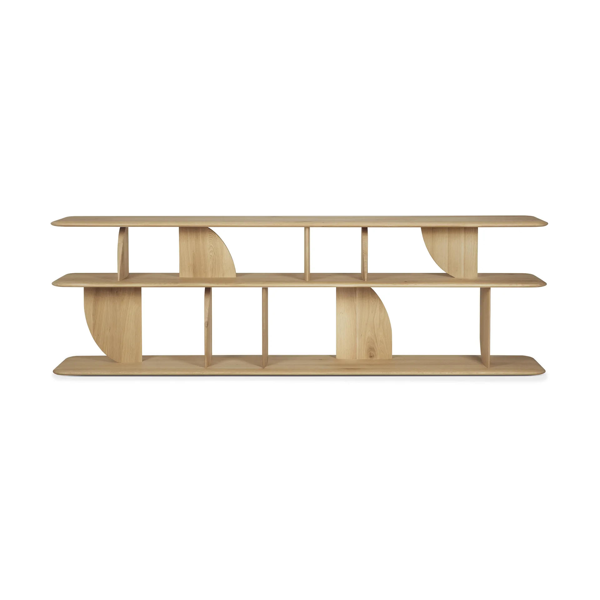 Geometric console, Oak Ethnicraft