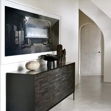 Grooves sideboard - Black 3 doors - Ethnicraft