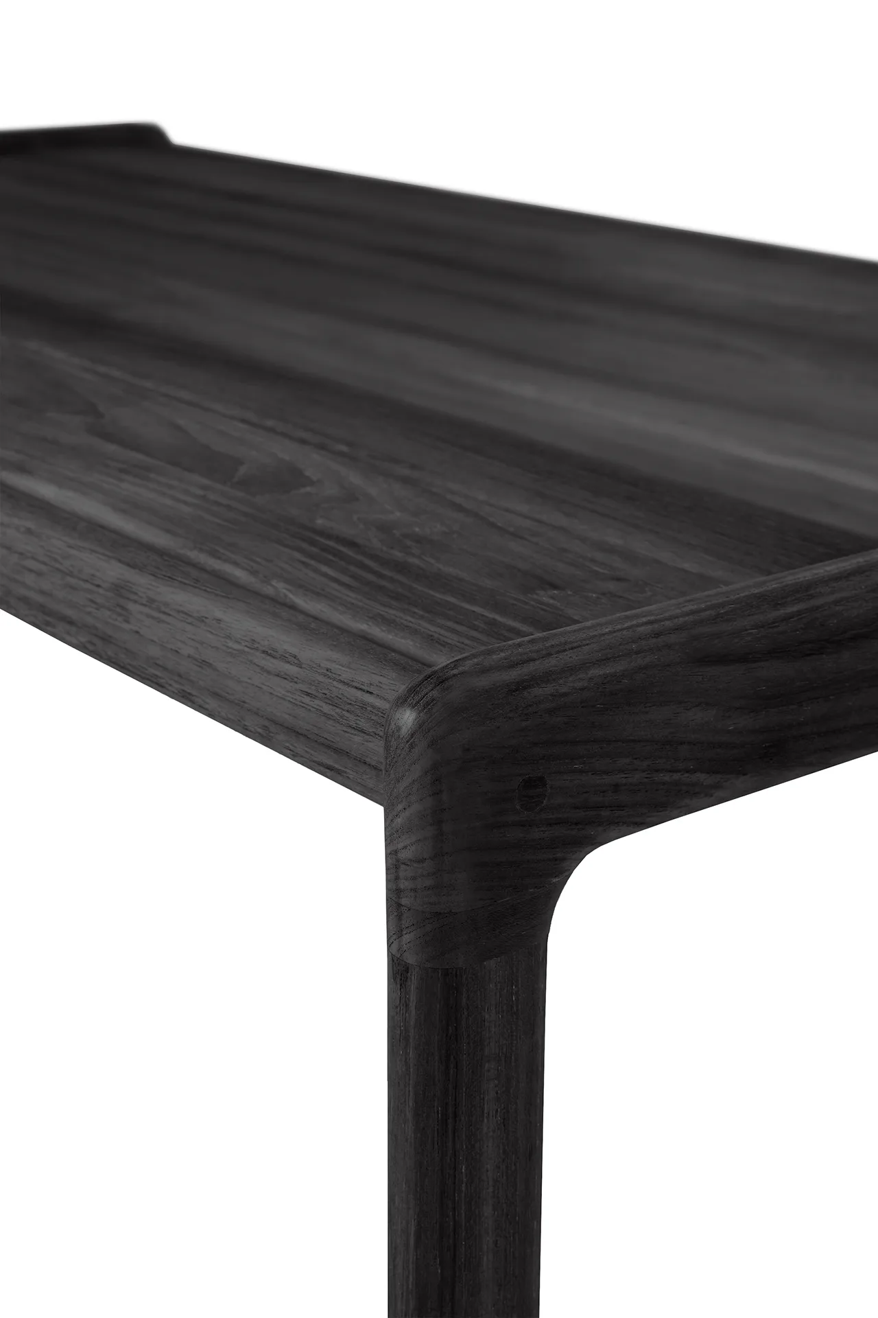 Jack outdoor coffee table black stained teak, 120x65 cm Ethnicraft