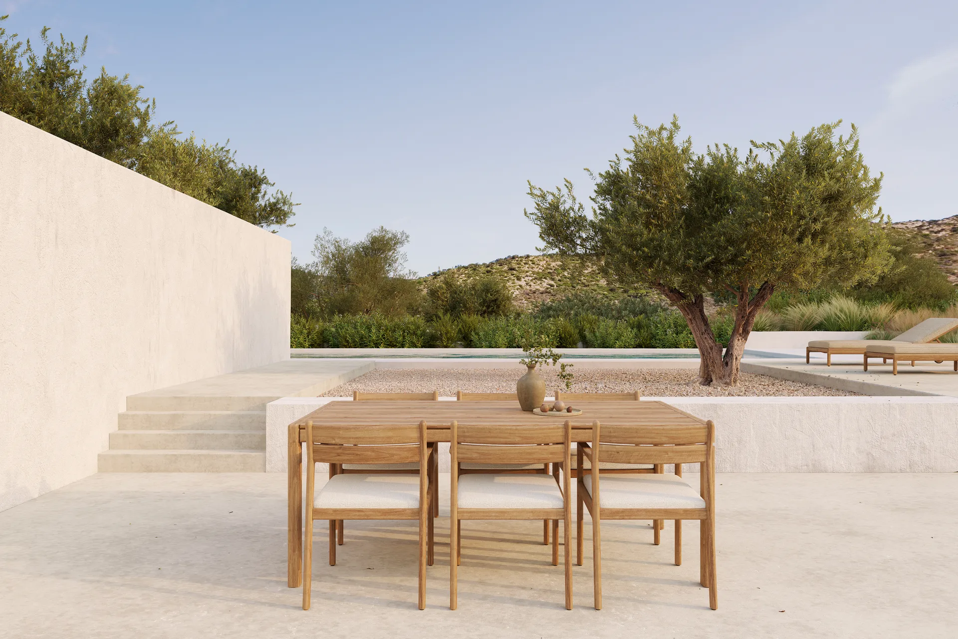 Jack Outdoor Dining armchair, Off-white Ethnicraft