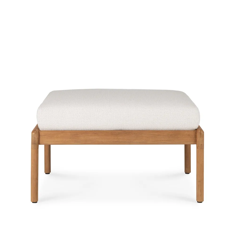 Jack outdoor footstool teak, Off-white Ethnicraft
