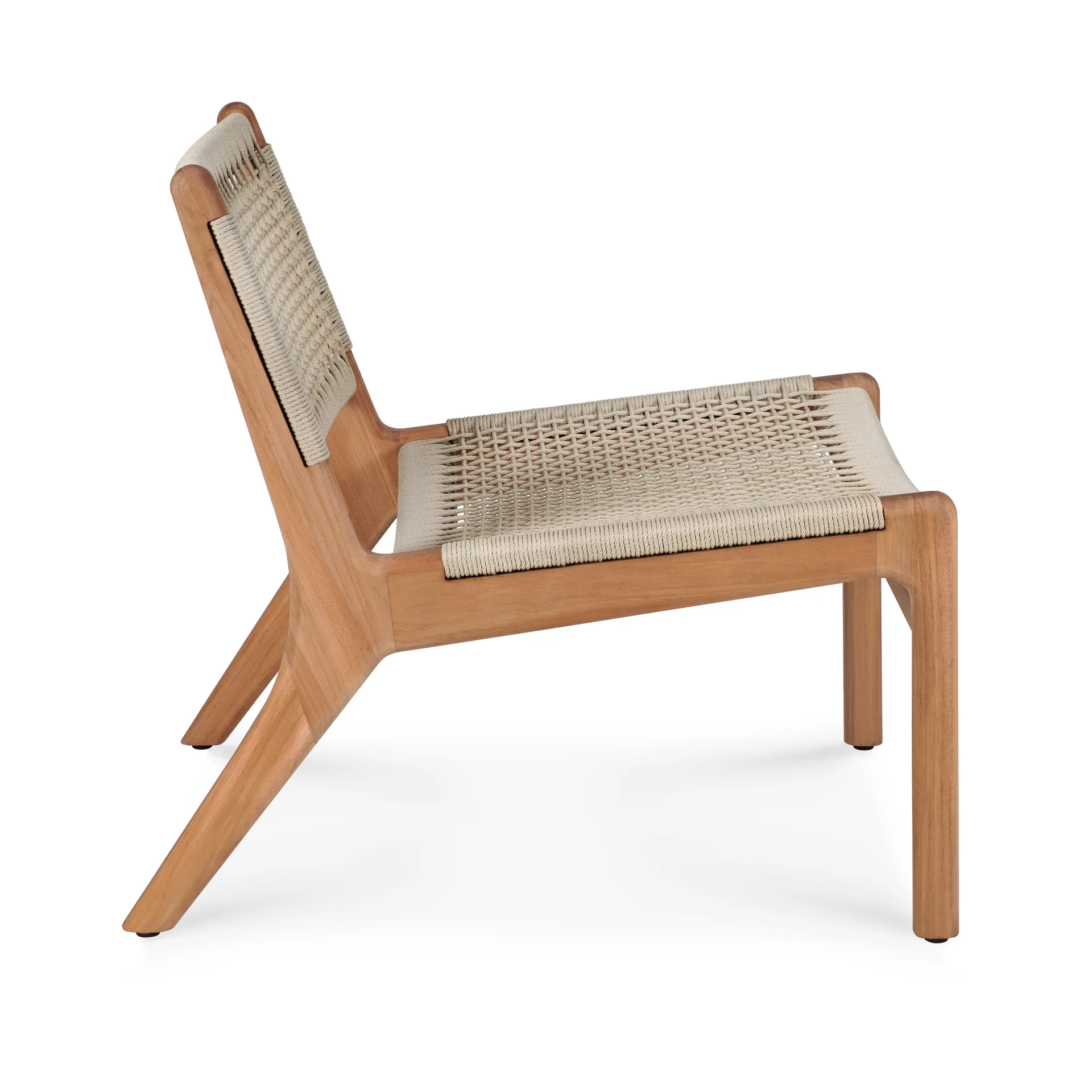 Jack outdoor lounge armchair teak, Beige Ethnicraft