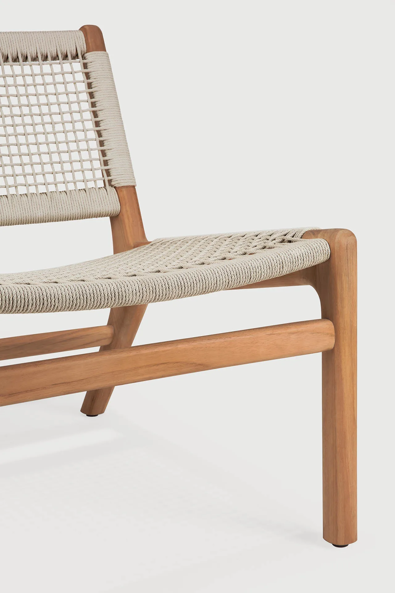 Jack outdoor lounge armchair teak, Beige Ethnicraft