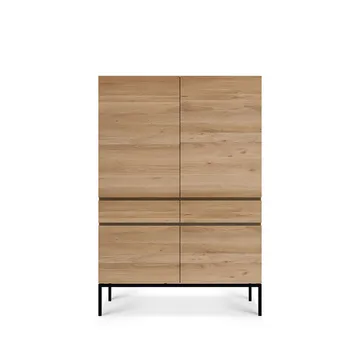 Ligna cabinet - Oiled oak-Black steel - Ethnicraft