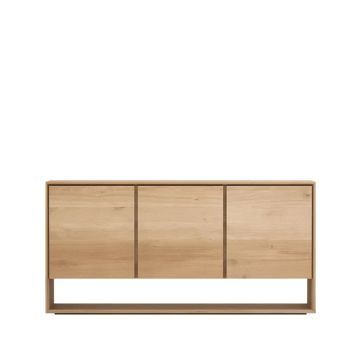 Nordic sideboard - Wax oiled oak 3 doors - Ethnicraft
