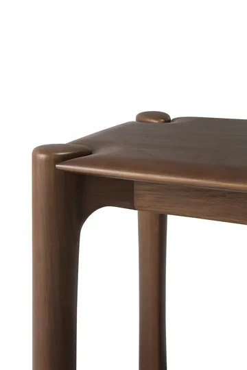 PI bench 126x35 cm - Lacquered teak brown - Ethnicraft
