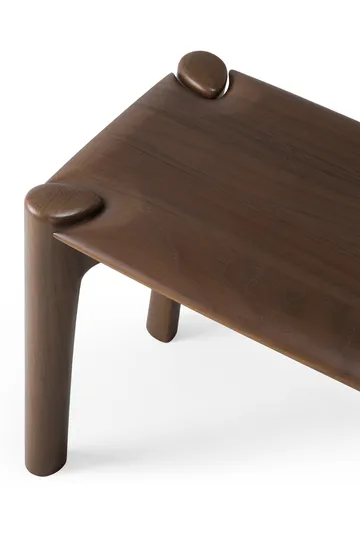 PI bench 186x35 cm - Lacquered teak brown - Ethnicraft