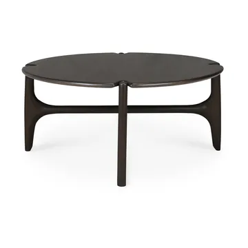 PI Coffee table Ø80 cm - Lacquered mahogany - Ethnicraft