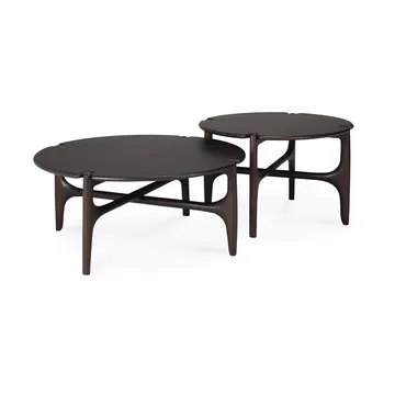 PI Coffee table Ø80 cm - Lacquered mahogany - Ethnicraft
