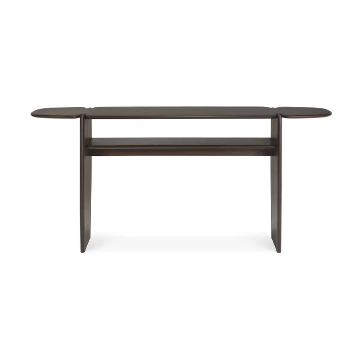 PI console table - Dark brown mahogany, 160x40 cm - Ethnicraft