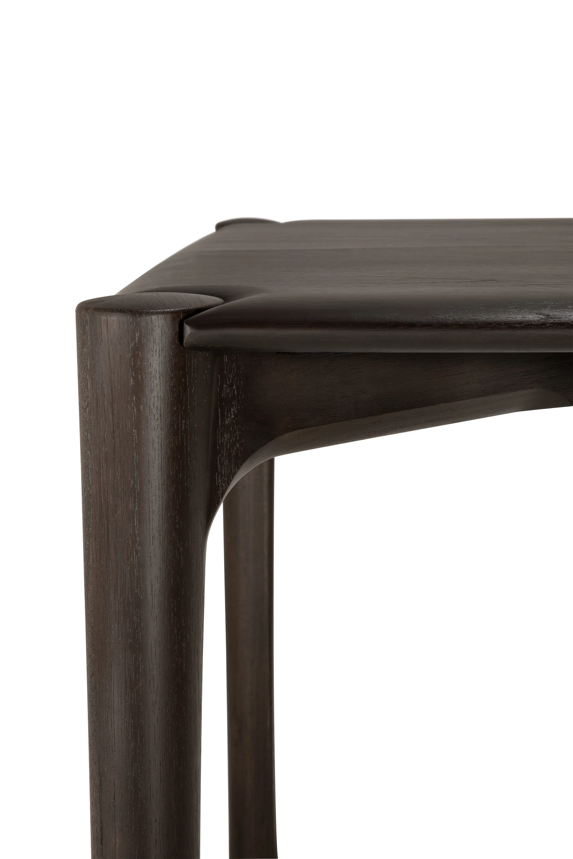 PI Dining table, Dark brown teak, 160x80 cm Ethnicraft