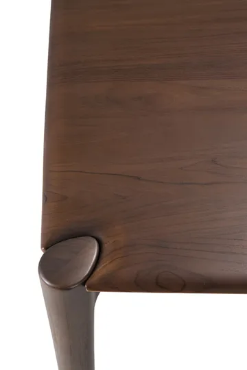 PI Dining table - Lacquered teak brown, 140x80 cm - Ethnicraft