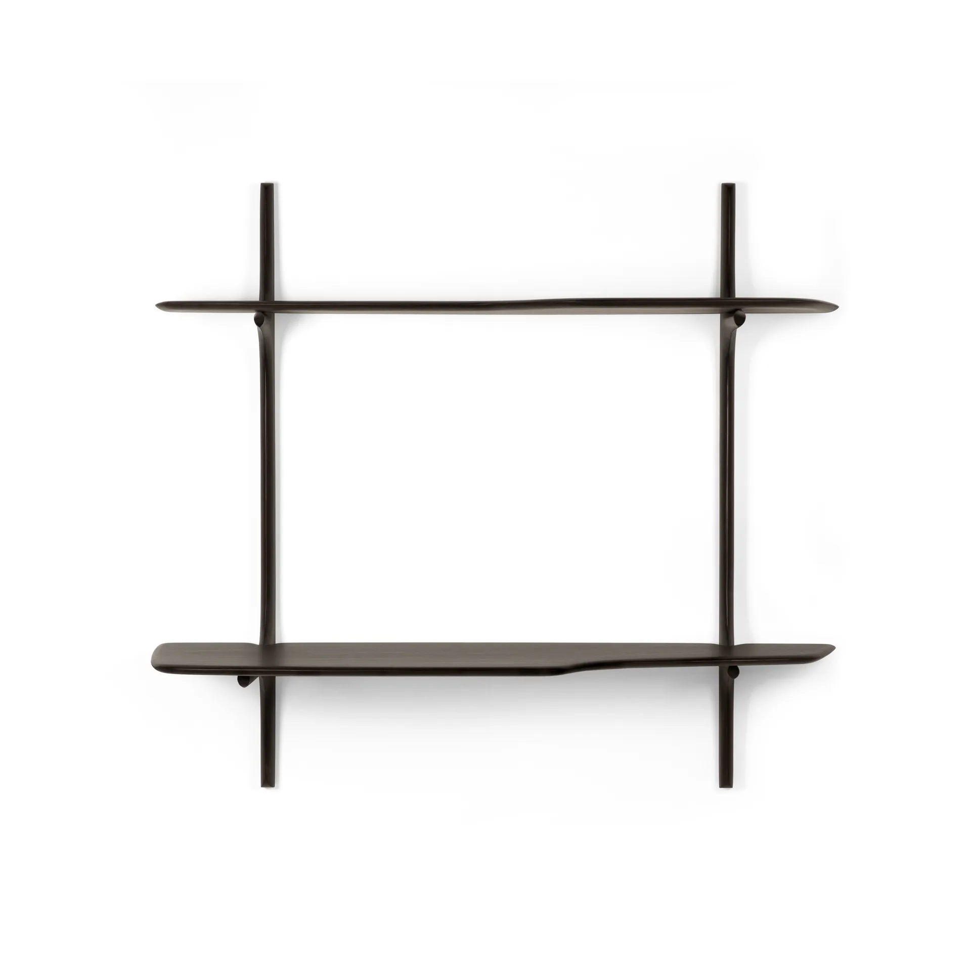 PI wall-mounted desk, Dark brown mahogany, 140x48 cm Ethnicraft