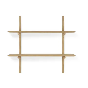 PI wall shelf - Oak, 2 shelves - Ethnicraft