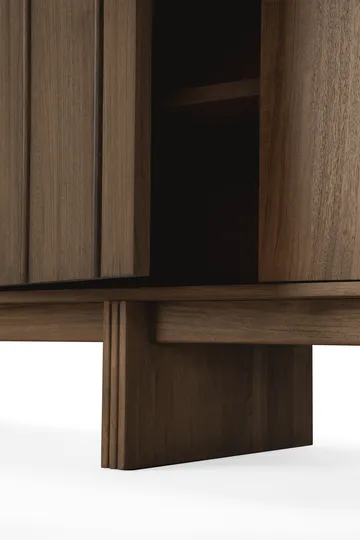 Pillar sideboard - Wild brown teak, 220 cm - Ethnicraft