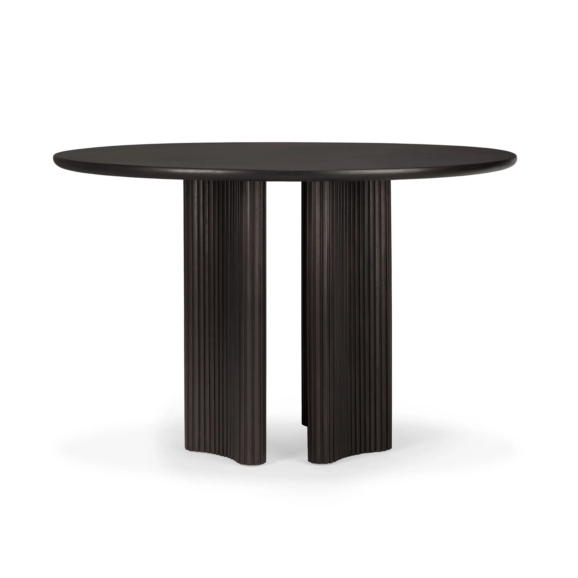 Roller Max mat table, Dark brown stained mahogany Ethnicraft
