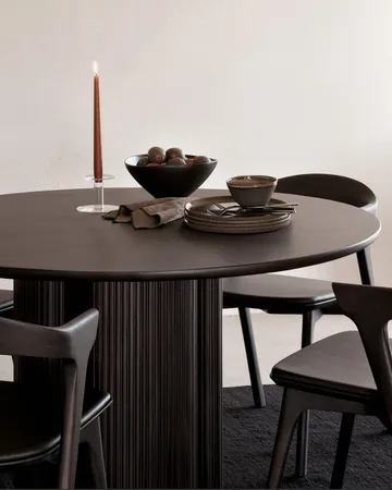 Roller Max mat table - Dark brown stained mahogany - Ethnicraft