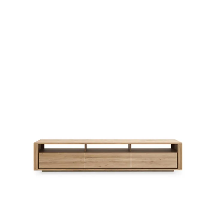 Shadow media cabinet - Oiled oak 3 drawers - Ethnicraft
