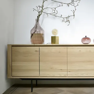 Shadow sideboard - Oak-Wax oil 1 door 3 drawers - Ethnicraft