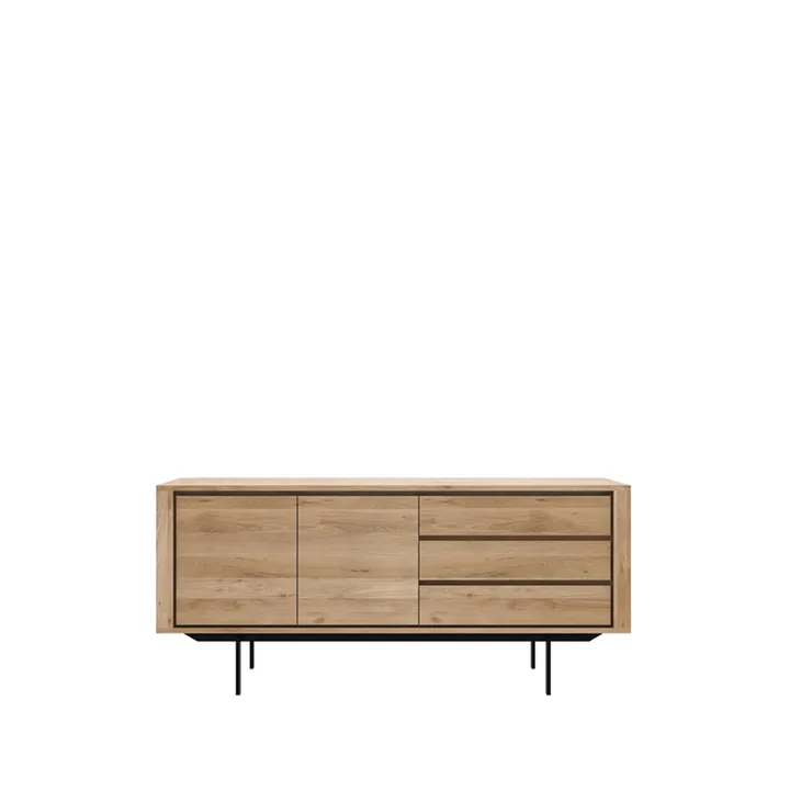 Shadow sideboard - Oak-Wax oil 2 doors 3 drawers - Ethnicraft