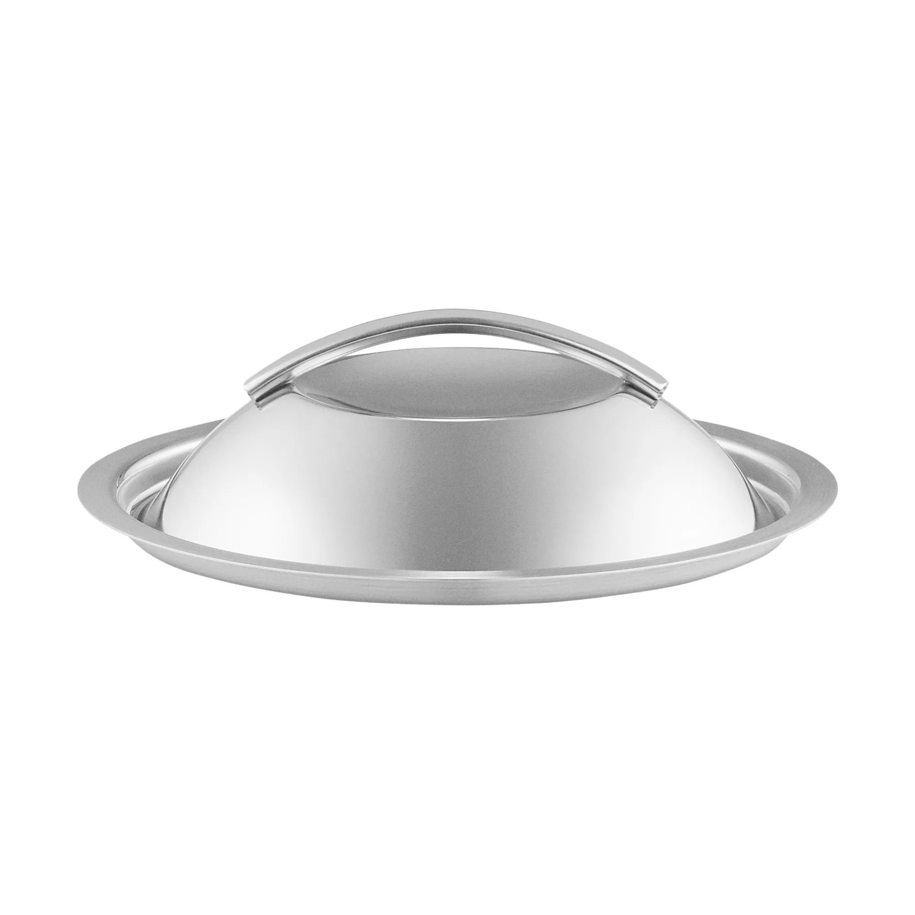 Eva Trio curved lid recycled stainless steel, Ø16 cm Eva Solo
