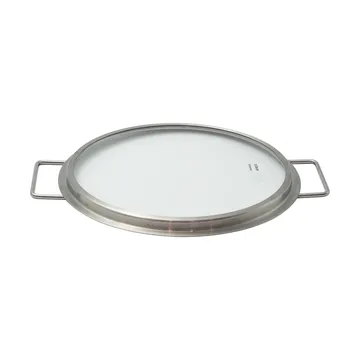 Eva Trio glass lid recycled stainless steel - Ø24 cm - Eva Solo