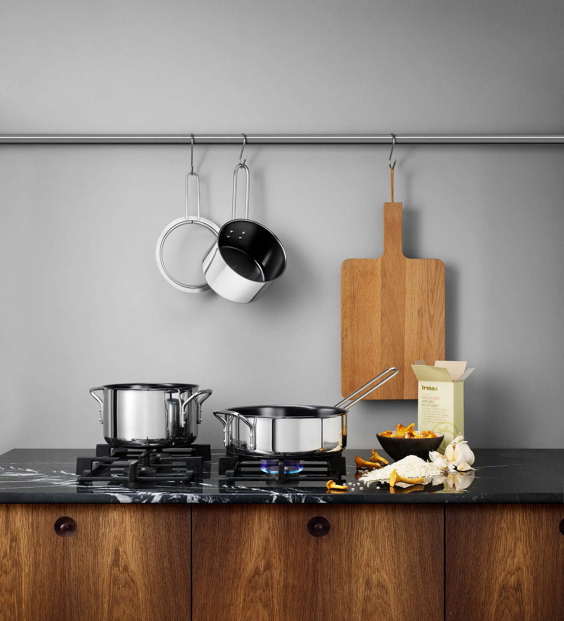 Eva Trio Stainless Steel Slip-Let ceramic saucepan, 1.8 L Eva Solo
