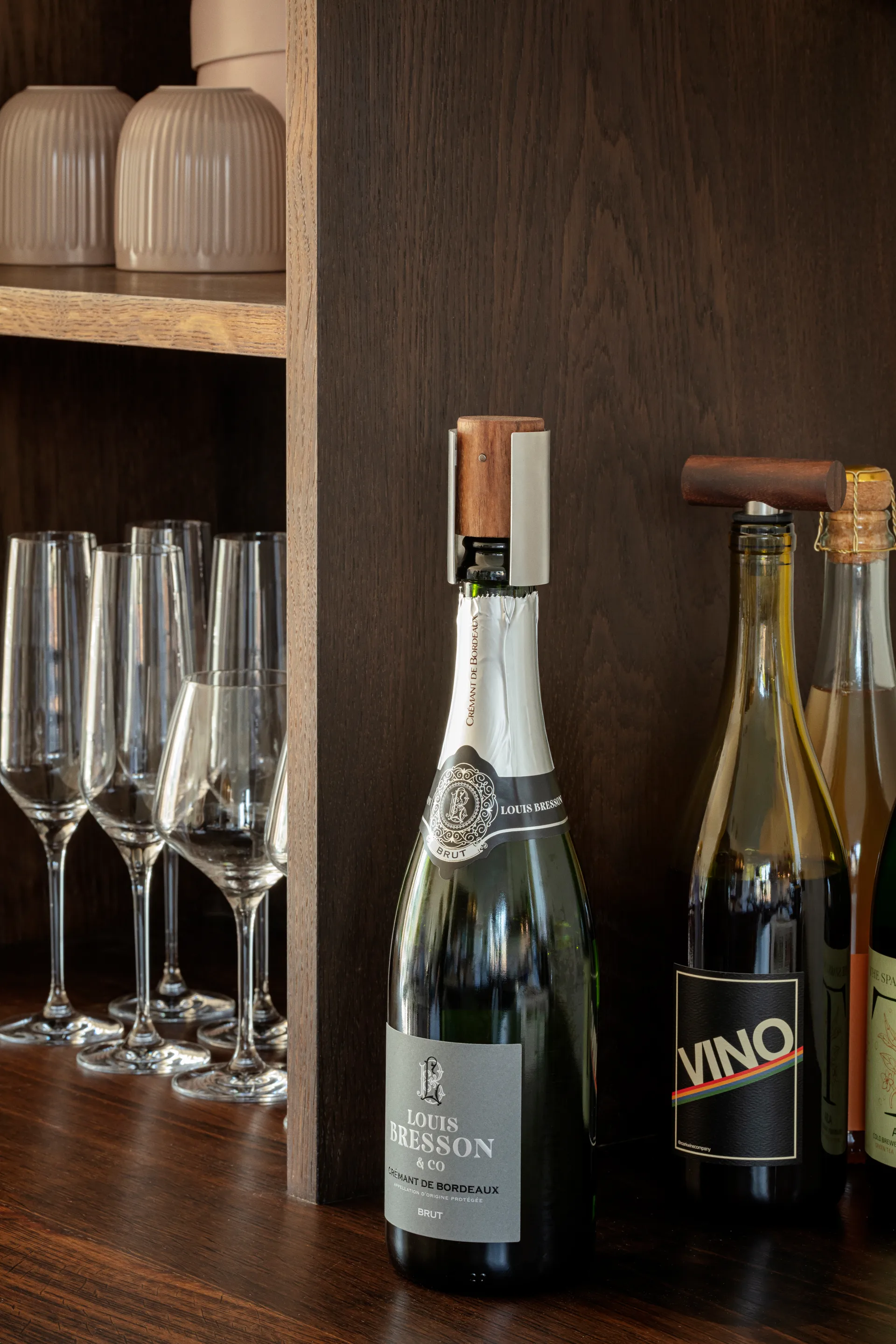 Liquid Lounge wine cork, Walnut Eva Solo